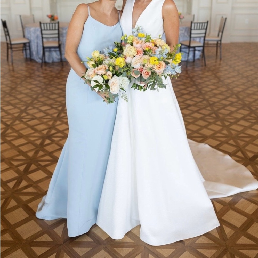 Amsale Bridesmaid Dress Moe ice